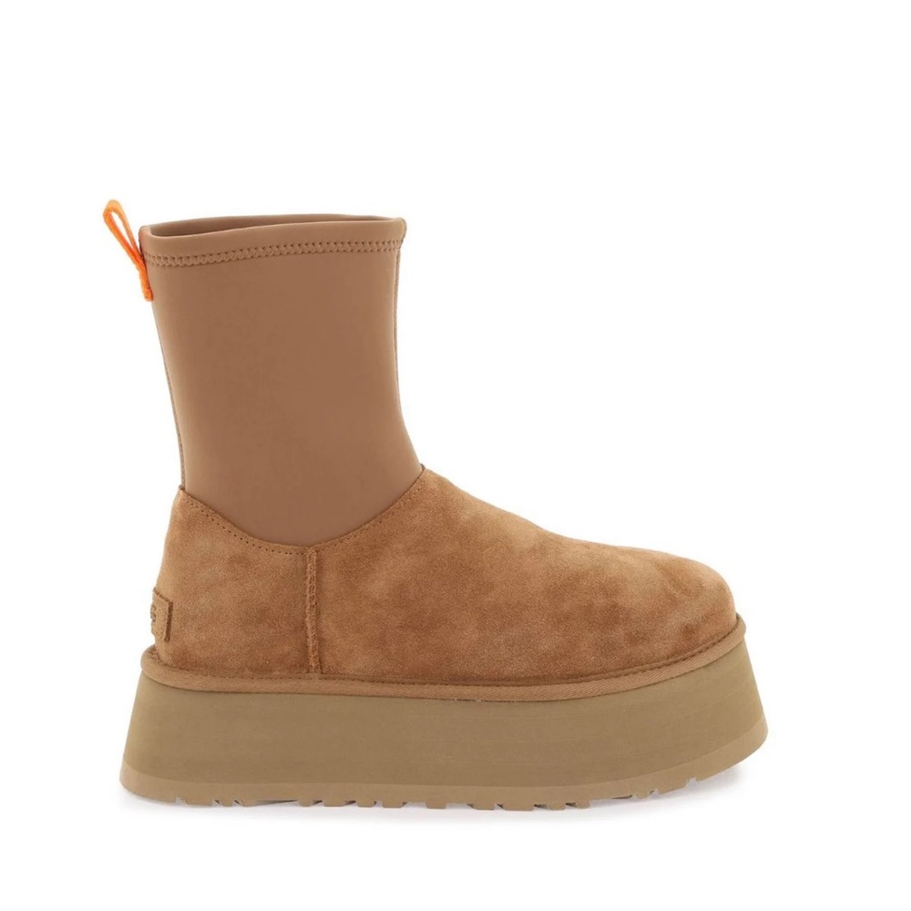 UGG Brown Platform Ankle Booties